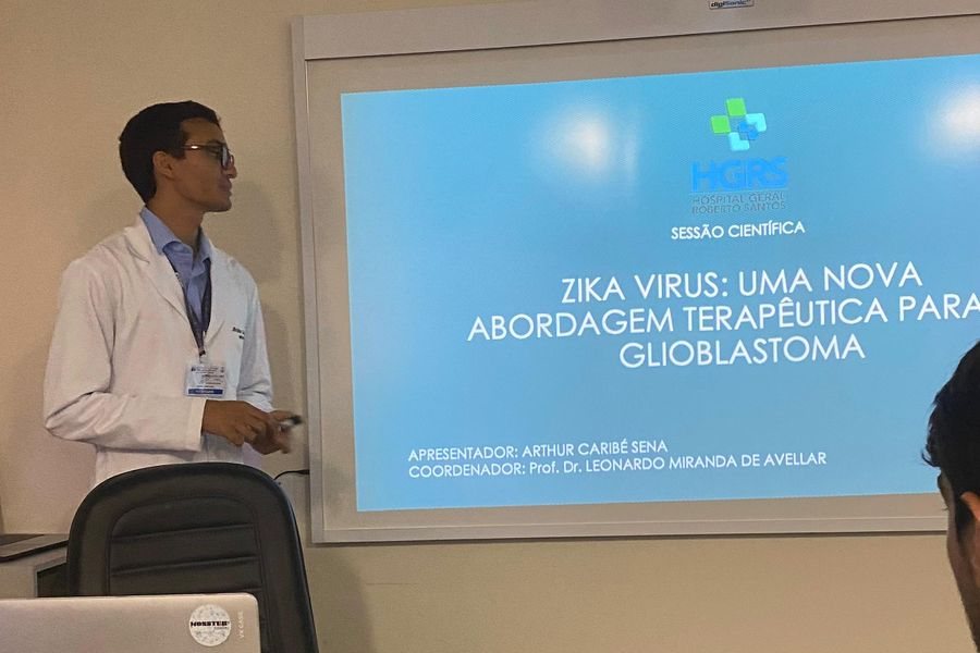 Sessão científica sobre vírus Zika e glioblastoma no Hospital Geral Roberto Santos